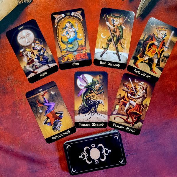 🔮 Таро Божевільного Місяця без книги (Tarot of the Deviant Moon) ТБезЛун-1 фото
