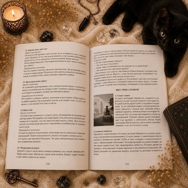 Книга &laquo;Таро Чёрных Котов&raquo;. Полное руководство по колоде КнЧернКот-1 фото