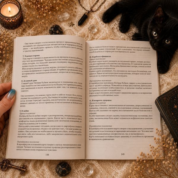 Книга &laquo;Таро Чёрных Котов&raquo;. Полное руководство по колоде КнЧернКот-1 фото